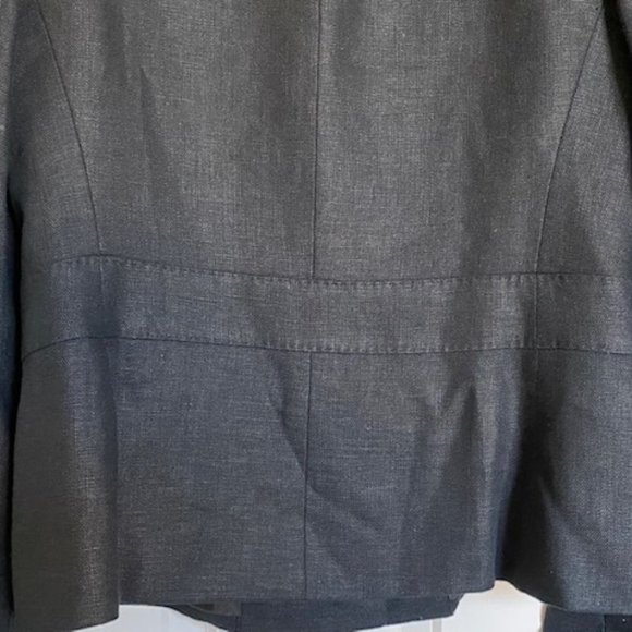 Ane Klein  2 Piece Linen Pant Suit Black  Size  2 - Picture 7 of 16